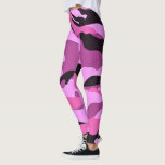 Pink Camouflage Camo Pattern Military Leggings<br><div class="desc">This design was created through digital art. It may be personalized by clicking the customize button and changing the color, adding a name, initials or your favorite words. Contact me at colorflowcreations@gmail.com if you with to have this design on another product. Purchase my original abstract acrylic painting for sale at...</div>