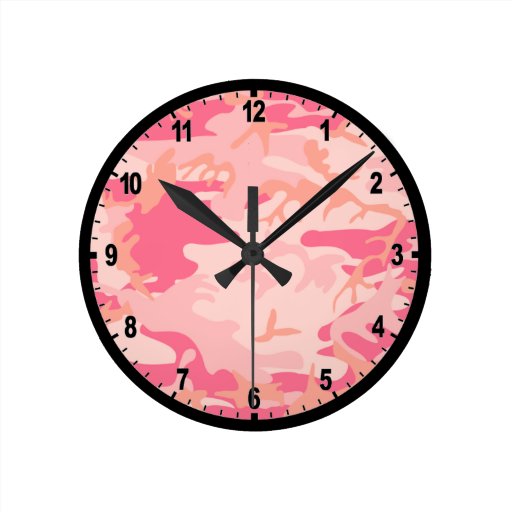Girls Bedroom Clocks & Girls Bedroom Wall Clock Designs | Zazzle