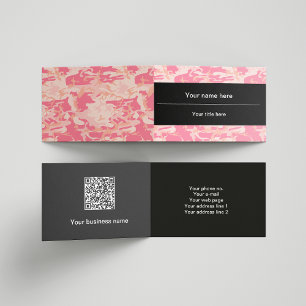 Pink Camouflage, Camouflage, Military, Army Business Card