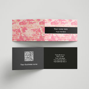 Pink Camouflage, Camouflage, Military, Army Business Card