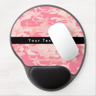 Pink Camouflage, Camouflage, Military, Army Gel Mouse Pad