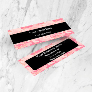 Pink Camouflage, Camouflage, Military, Army Mini Business Card