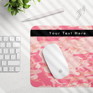 Pink Camouflage, Camouflage, Military, Army Mouse Pad
