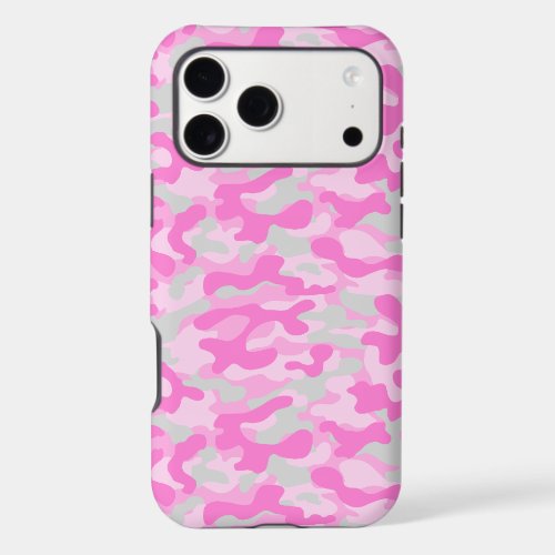 Pink Camouflage  iPhone 17 Pro Max Case