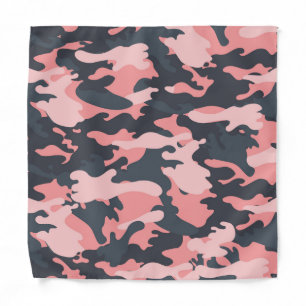 Pink Camouflage: Classic Vintage Pattern Bandana