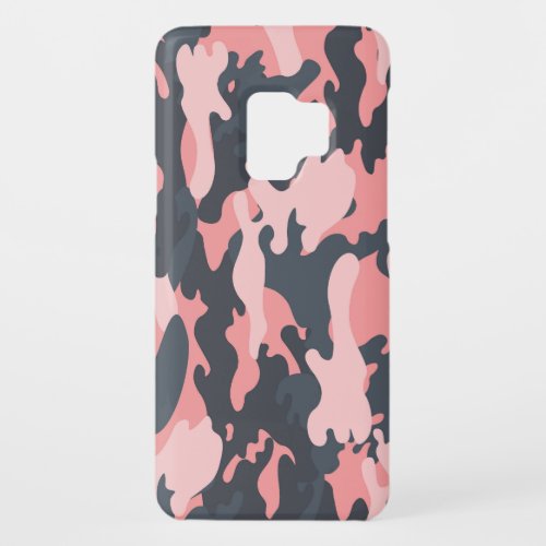 Pink Camouflage Classic Vintage Pattern Case_Mate Samsung Galaxy S9 Case