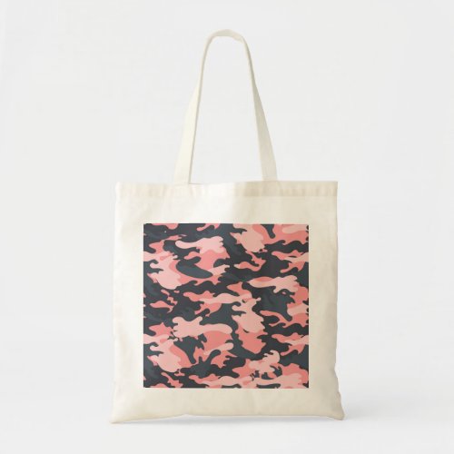 Pink Camouflage Classic Vintage Pattern Tote Bag