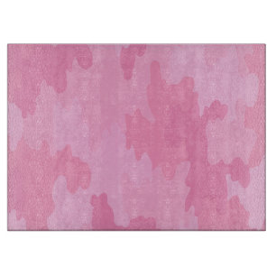 Pink Camouflage Cutting Board