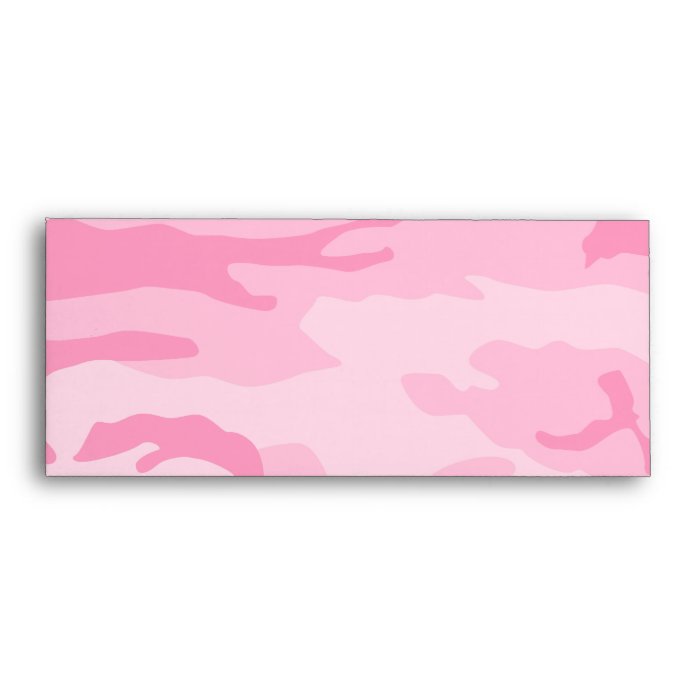 Pink Camouflage Envelopes