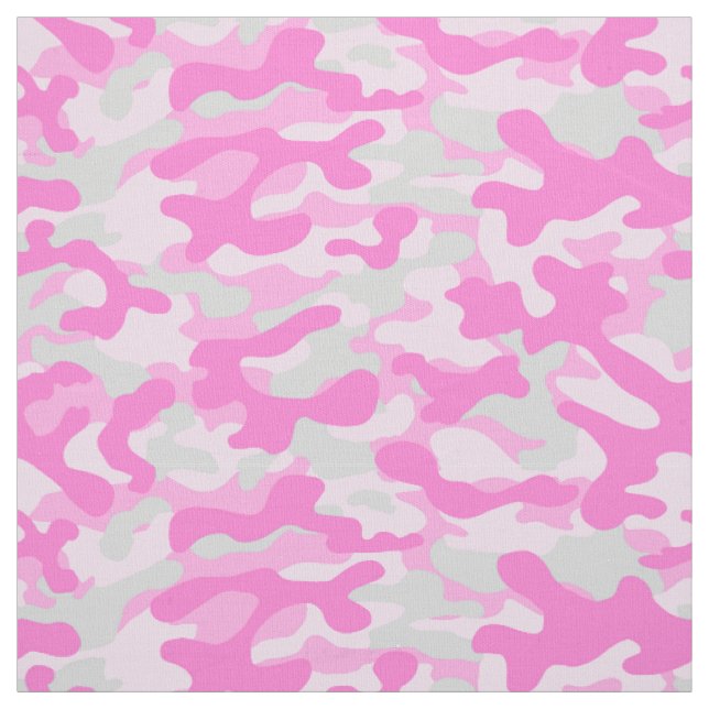 Pink Camouflage  Fabric (Swatch)