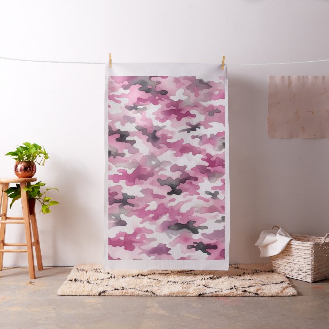 Pink Camouflage Fabric (In Situ)