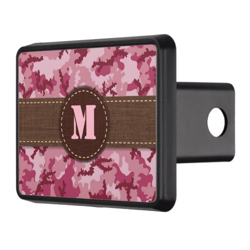 Pink camouflage hitch cover