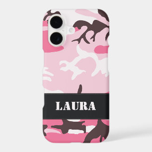 Pink Camouflage iPhone 17 Case