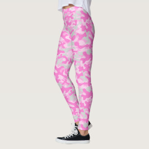 Pink Camouflage  Leggings