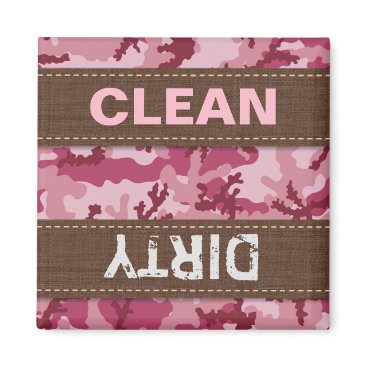 Pink camouflage magnet Pink camouflage magnet