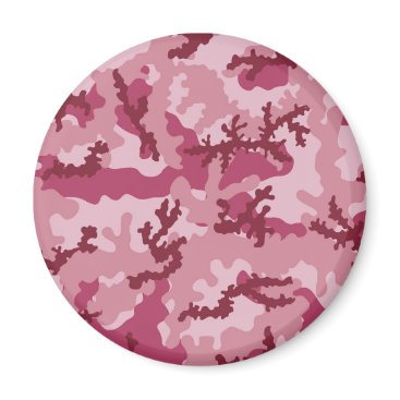 Pink camouflage magnet Pink camouflage magnet