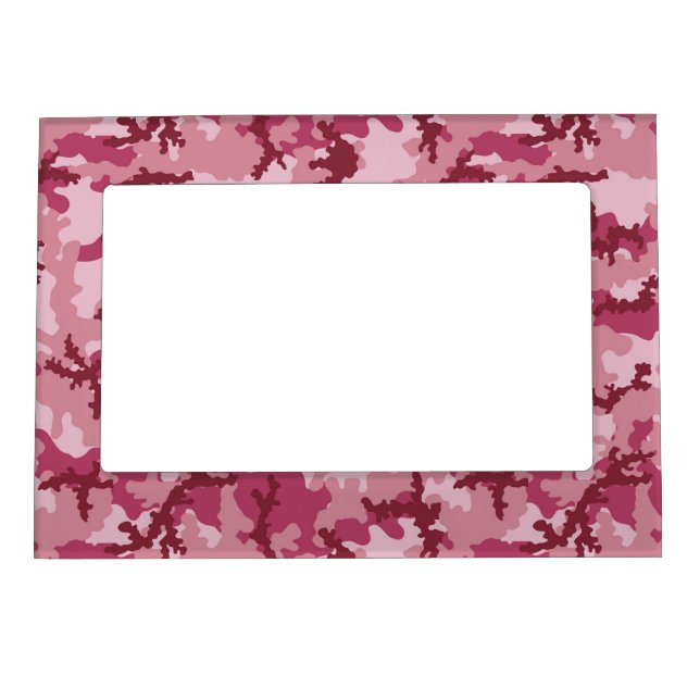 Pink camouflage magnetic frame (Front)