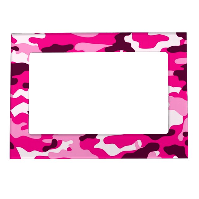 Pink Camouflage Magnetic Frame (Front)