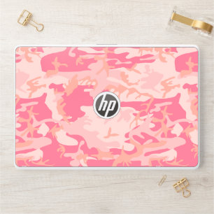 Pink Camouflage, Military, Army HP Laptop Skin