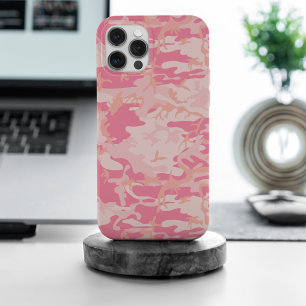 Pink Camouflage, Military, Army iPhone 15 Pro Max Case