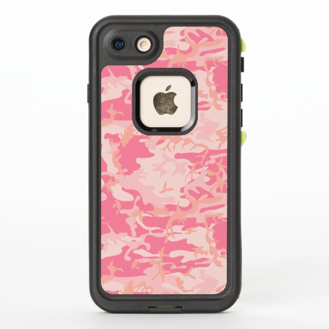 Pink Camouflage, Military, Army LifeProof iPhone Case (Back)