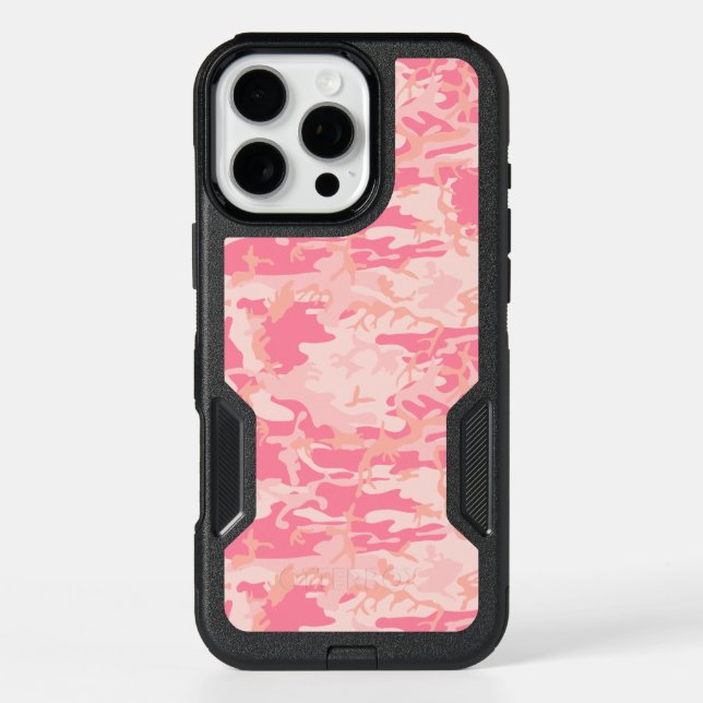 Pink Camouflage, Military, Army Otterbox iPhone Case (Back)