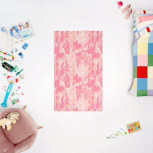 Pink Camouflage, Military, Army Outdoor Rug