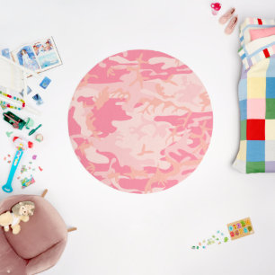 Pink Camouflage, Military, Army Outdoor Rug
