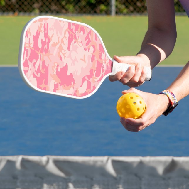 Pink Camouflage, Military, Army Pickleball Paddle (Insitu)