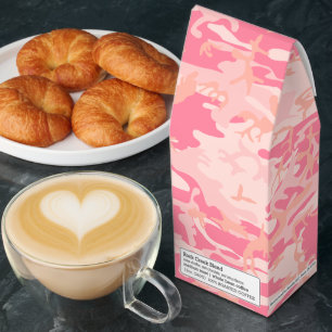 Pink Camouflage, Military, Army Roasted Coffee