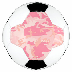 Pink Camouflage, Military, Army Soccer Ball