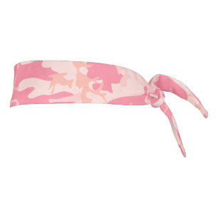 Pink Camouflage, Military, Army Tie Headband