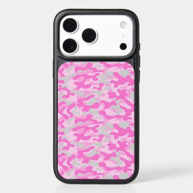 Pink Camouflage  Otterbox iPhone Case (Back)