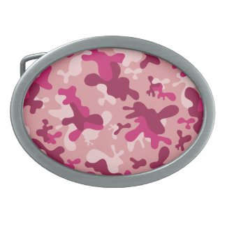 Pink Camouflage Buckles