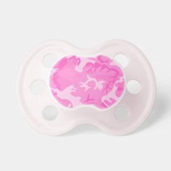 Pink Camouflage Pacifiers by Method77 at Zazzle