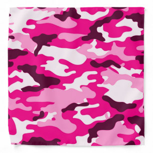 Pink camouflage Pattern Bandana
