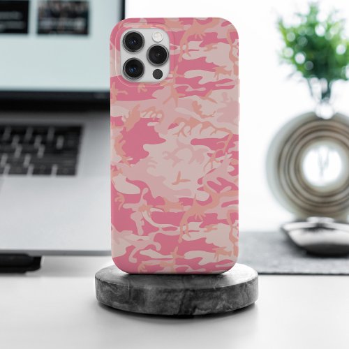 Pink Camouflage Pattern Military Pattern Army iPhone 15 Pro Max Case