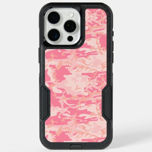 Pink Camouflage Pattern Military Pattern Army iPhone 15 Pro Max Case