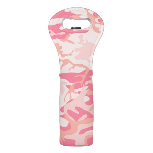 Pink Camouflage Pattern Military Pattern Army Wine Bag