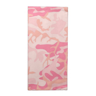 Pink Camouflage Pattern Napkin