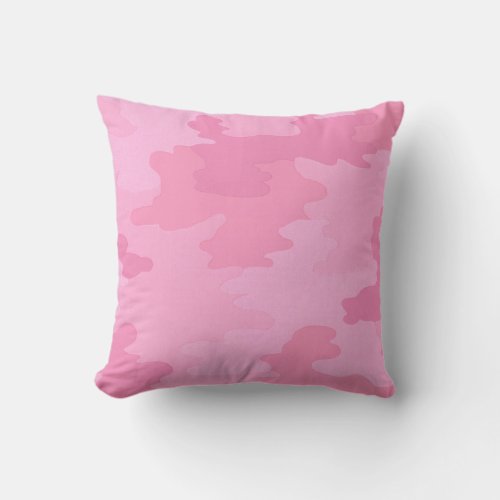 Pink Camouflage Pillow