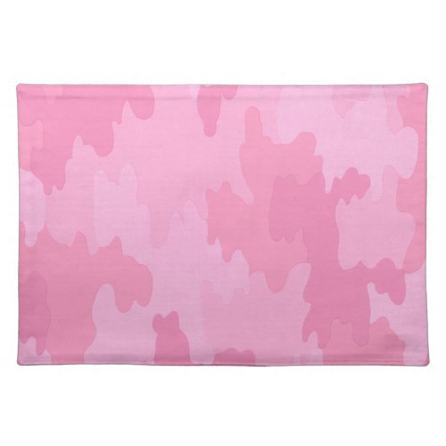 Pink Camouflage Placemat