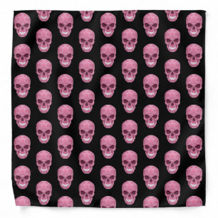 Pink Camouflage Skull Bandana
