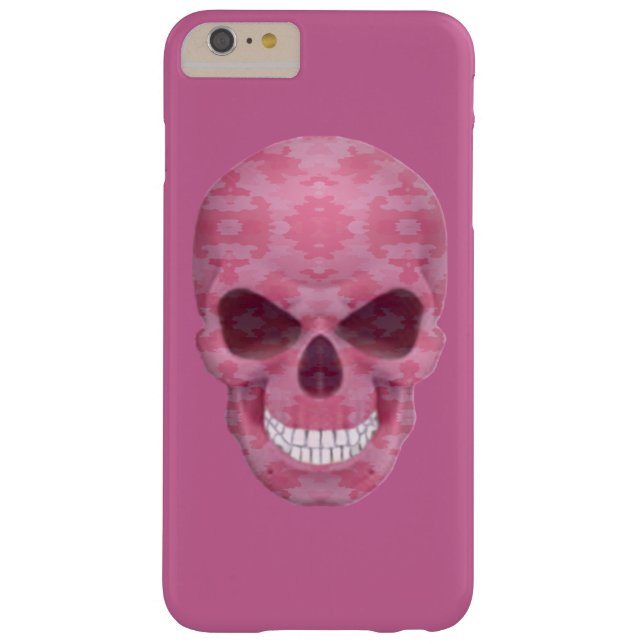 Pink Camouflage Skull iPhone 6 Case (Back)