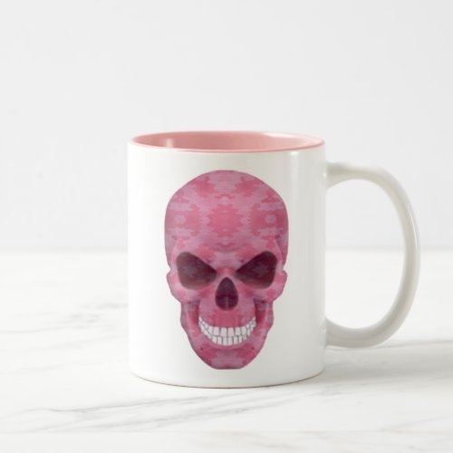 Pink Camouflage Skull Mug