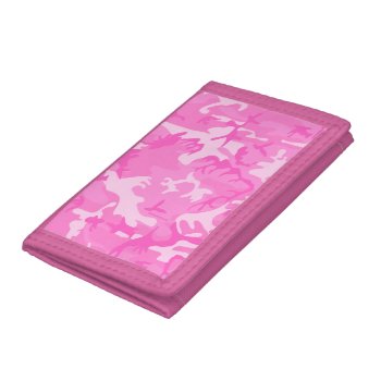 Pink Camouflage Wallets by Method77 at Zazzle