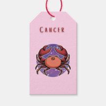 Pink Cancer, zodiac, star sign print