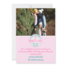 Pink Candy Cane Wishes and Mistletoe Kisses