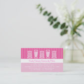 Pink Candy Catering Business Card (Standing Front)