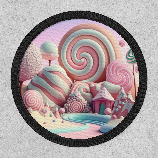 Pink Candy Land House Patch (Front)